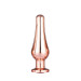 DT21827 Анальная пробка конической формы Dream Toys GLEAMING LOVE ROSE GOLD PLEASURE PLUG M