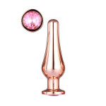 DT21827 Анальная пробка конической формы Dream Toys GLEAMING LOVE ROSE GOLD PLEASURE PLUG M
