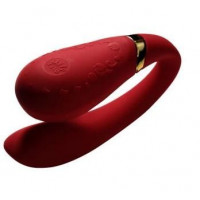 Вібромасажер для пар з функцією управління зі смартфона ZALO Fanfan Set, Bright Red