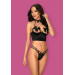 Комплект Obsessive Delishya set 2-pcs black S/M
