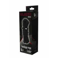 Мотузка для бондажа BLAZE DELUXE BONDAGE ROPE 5M BLACK