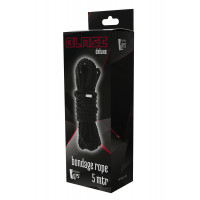 Мотузка для бондажа BLAZE DELUXE BONDAGE ROPE 5M BLACK