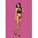 Комплект Obsessive Delishya set 2-pcs black S/M