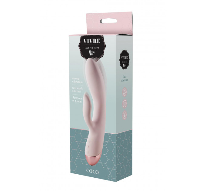 Вибратор кролик Dream Toys VIVRE DUO VIBE COCO