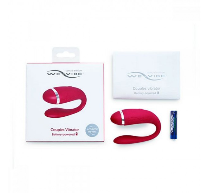 Вібромасажер для пар WE-VIBE Special Edition, Червоний