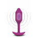 Анальна пробка з вібрацією Snug Plug 2 B-Vibe, силіконова, рожева