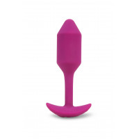 Анальна пробка з вібрацією Snug Plug 2 B-Vibe, силіконова, рожева