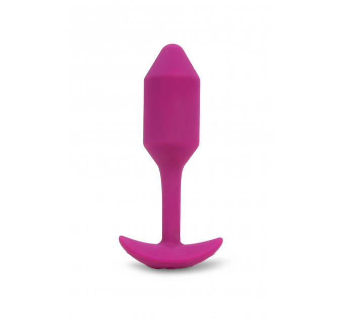 Анальна пробка з вібрацією Snug Plug 2 B-Vibe, силіконова, рожева