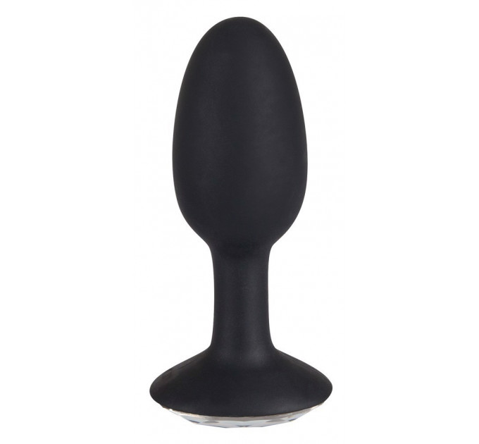 Анальна пробка зі стразом You2Toys Butt Plug Diamond S, силікон, чорна