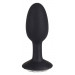 Анальна пробка зі стразом You2Toys Butt Plug Diamond S, силікон, чорна