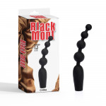 Анальний ланцюжок Chisa Black Mont з вібрацією, чорний
