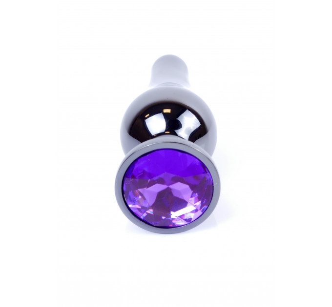 Анальний плаг з фіолетовим каменем Jewellery