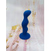 Анальный плаг волна Loveshop Blue 12 см*2.5 см