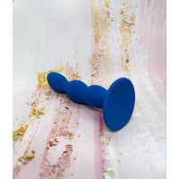 Анальный плаг волна Loveshop Blue 12 см*2.5 см