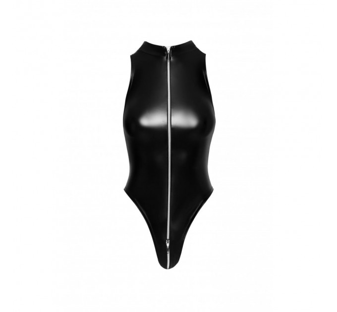Боди L F294 Noir Handmade, с молнией, черное