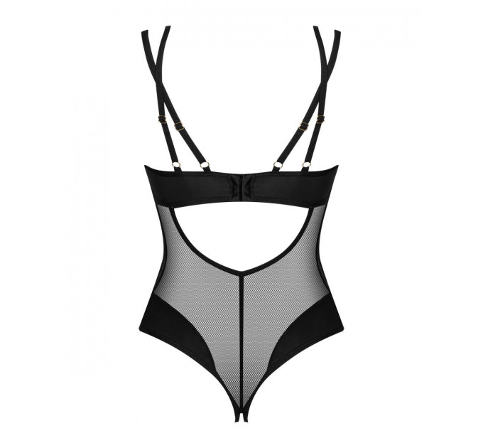 Боди сетка с открытым доступом XS/S Nesari Obsessive, черное