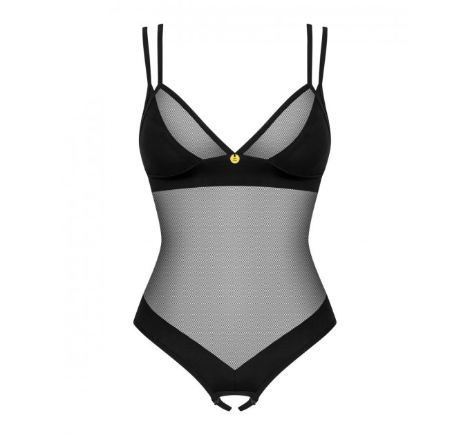 Боди сетка с открытым доступом XS/S Nesari Obsessive, черное