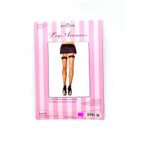 Черные чулки Leg Avenue Ultra Sheer Backseam