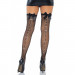 Чулки с бантом по заднему шву Leg Avenue Bow backseam thigh highs O/S