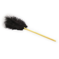 Перо для лоскотання з металевим батогом DS Fetish золото Whip Sex Feather