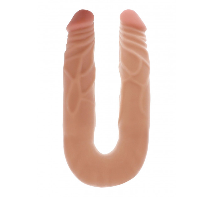 Двухсторонний фаллоимитатор Toy Joy Double Dong, бежевый