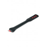 Падл із серцем Long Leather Paddle With Heart