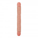 Фаллоимитатор двусторонний ToyJoy RealFeel Jr.Double Dong, бежевый