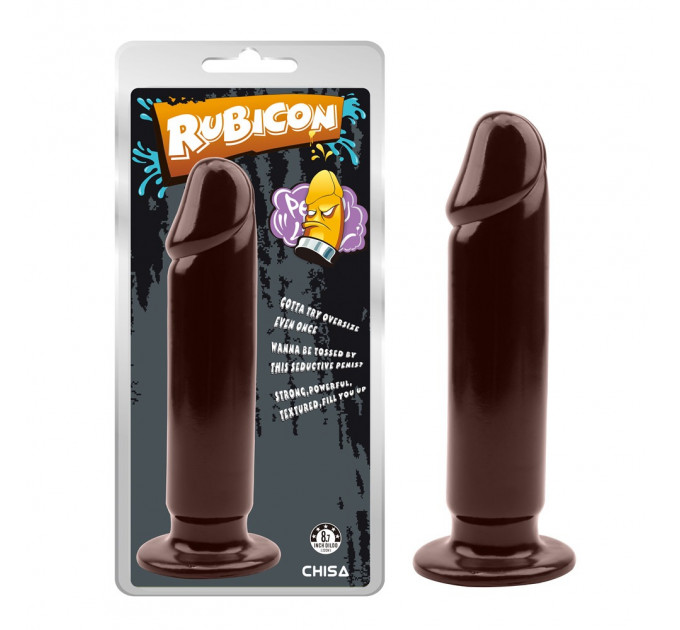 Фаллоимитатор на присоске Chisa Rubicon, коричневый