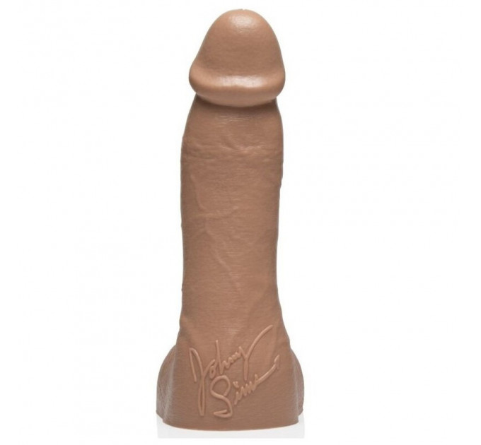 Фаллоимитатор с мошонкой, реалистичный Fleshjack Guys JOHNNY SINS DILDO, бежевый, 24.8 х 4.8 см