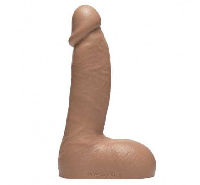 Фаллоимитатор с мошонкой, реалистичный Fleshjack Guys JOHNNY SINS DILDO, бежевый, 24.8 х 4.8 см