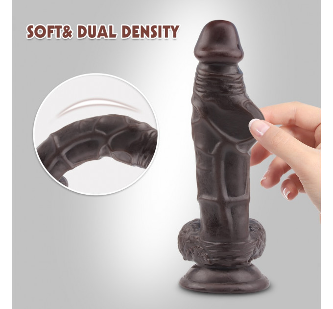 Фалоимитатор коричневый Chisa Fashion Dude 8.5 Cock
