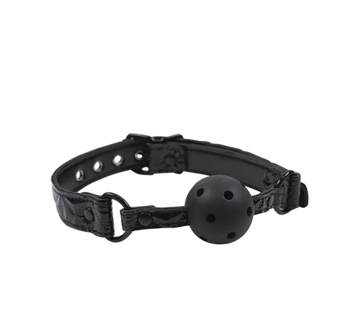 Кляп NS Novelties SINFUL BLACK BALL GAG