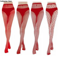 Колготы в сеточку One Size Risa Nylon Fishnet Tights от Leg Avenue, оранжевые