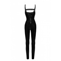 Комбинезон с открытой спиной виниловый Noir Handmade черный, M