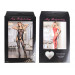 Комбинезон с узором сердечками Star Night Heart Mesh с имитацией чулков, XS-M
