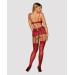 Комплект Obsessive Lividia 3 pcs set red S/M