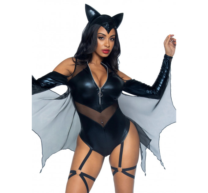Костюм полуночной летучей мыши Leg Avenue Midnight Bat S