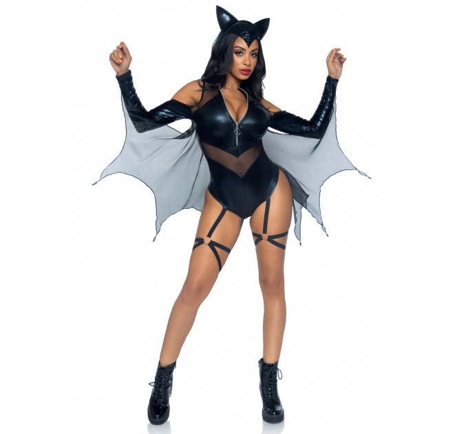 Костюм полуночной летучей мыши Leg Avenue Midnight Bat S