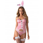 Костюм зайчика рожевий Bunny suit L/XL