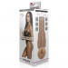 Мастурбатор анус в колбе Fleshlight реалистичный из киберкожи (Superskin), бежевый