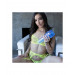Мастурбатор в колбе с вибрацией и имитацией орального секса Fleshlight Turbo Core Blue Ice, голубой