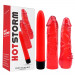 Набор вибратор + 2 насадки Chisa Hotstorm Hers Dildo Kit