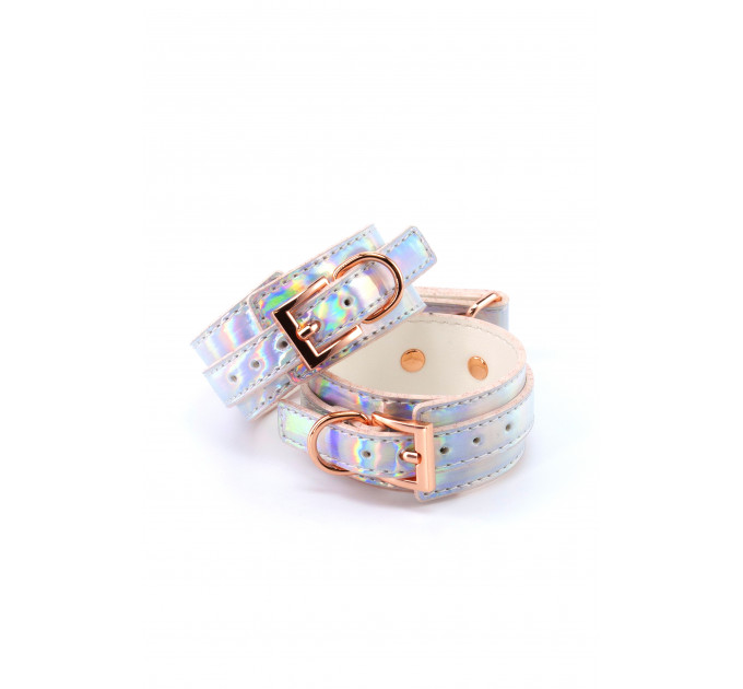 Поножи NS Novelties Cosmo Bondage Ankle Cuffs Rainbow, голографические