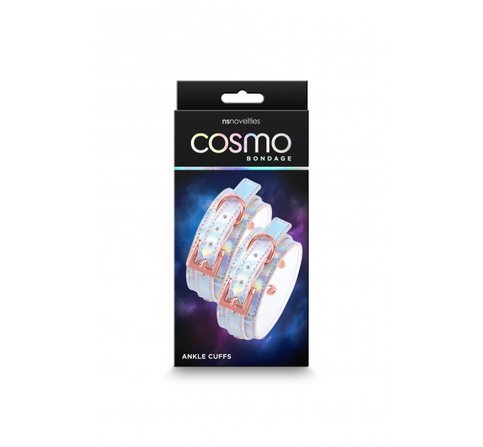 Поножи NS Novelties Cosmo Bondage Ankle Cuffs Rainbow, голографические