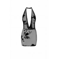Платье, F313 Noir Handmade Mythos с узором, черное, размер M