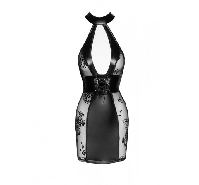 Платье-корсет Noir Handmade F238с полупрозрачными вставками, черный, S