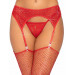 Пояс для чулок One Size Leg Avenue Roxy Rhinestone, со стразами, красный