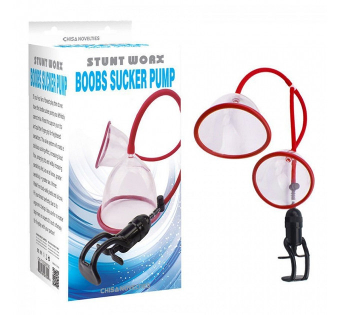 Вакуумная помпа для грудей Chisa Stunt Worx Boobs sucker Pump, механическая