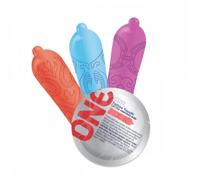 Презервативи One Tattoo Touch, 5 штук