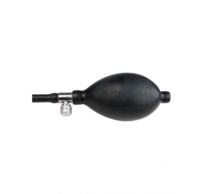 Пробка с накачкой True Black Anal Plug